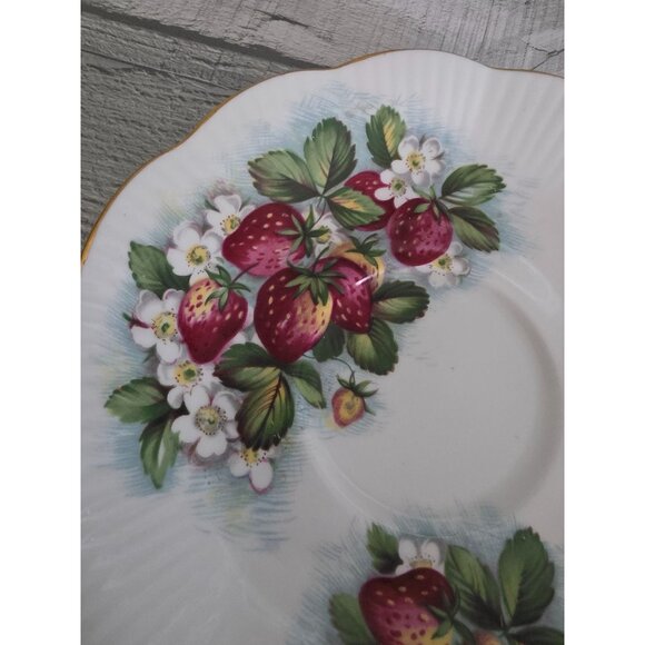 Royal Albert Strawberry Fair Tea Cup & Saucer Set - Picture 3 of 10